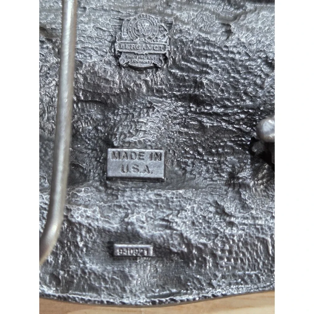 Vintage Mannesmann Demag Mining Excavator Belt Buckle Bergamot USA 940921